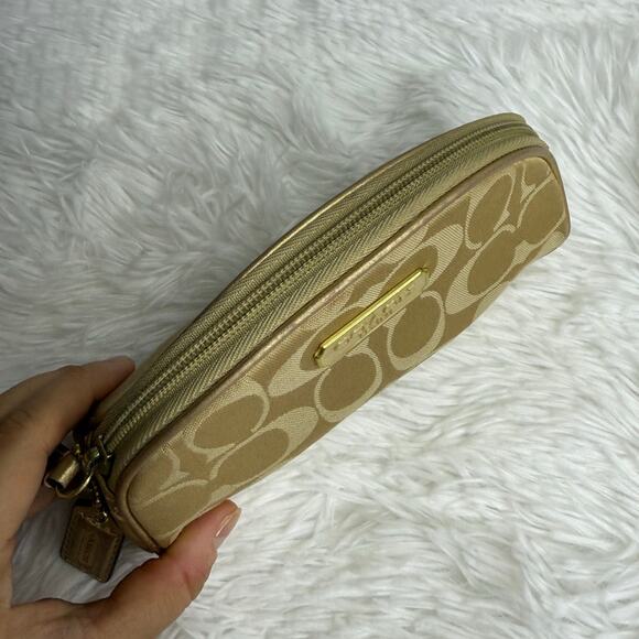 COACH Limited Edition Collection Estee Lauder Cosmetic Case Make up Bag - Picture 5 of 8